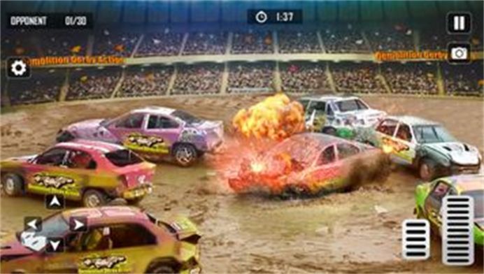 拆除德比汽车大战(Demolition Derby Car Destruction)