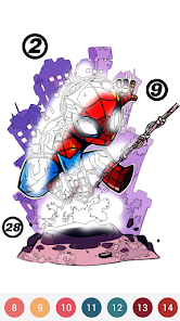 蜘蛛侠着色书(Spider-Man Coloring Book)