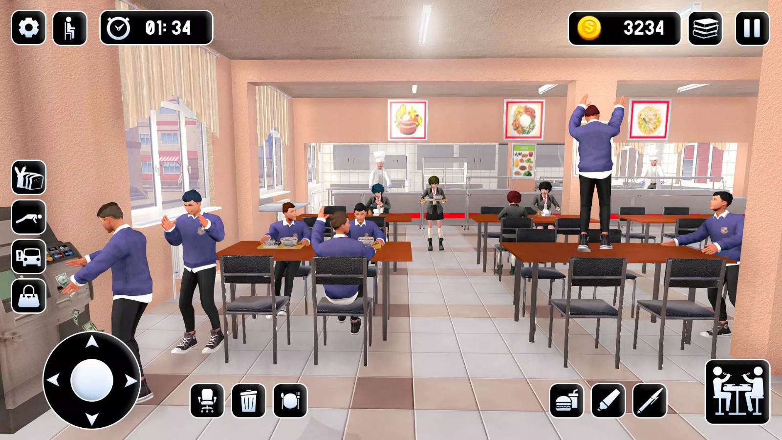 城市高中教师(City High School: Teacher Games)