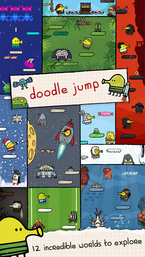 涂鸦跳跃官方版(Doodle Jump)